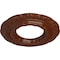 Ekena Millwork Lisbon Ceiling Medallion (Canopies up to 7"), 15 3/8"OD x 7"ID x 1"P, Burnished Mahogany Crackle CM15LIBMC - alternate 3